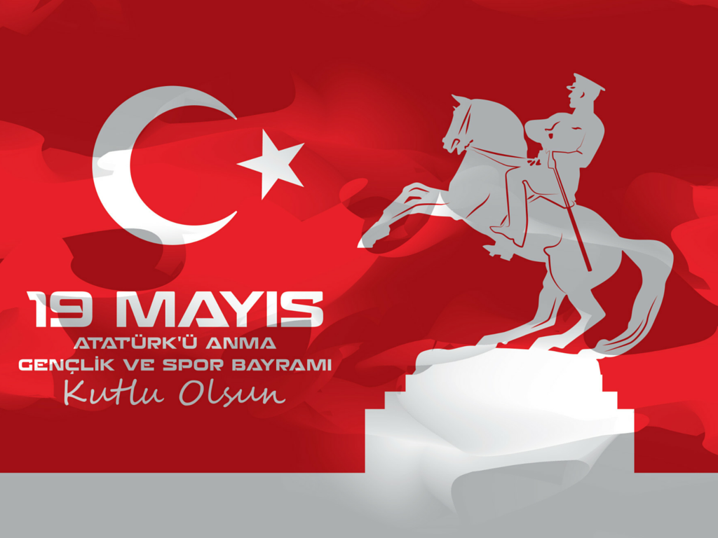 May 19 Atatürk Commemoration, Youth and Sports Day Happy