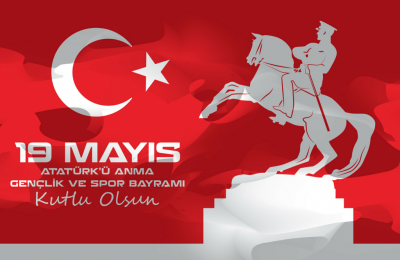 May 19 Atatürk Commemoration, Youth and Sports Day Happy